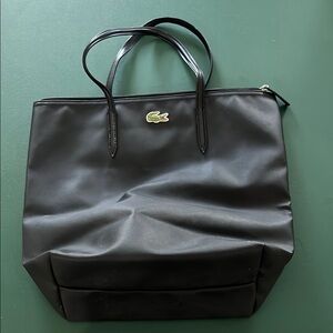 Lacoste Black Tote Bag